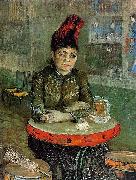 Vincent Van Gogh Agostina Segatori Sitting in the Cafe du Tamourin oil painting reproduction
